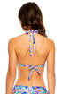 Luli Fama Water Blossoms Triangle Halter Top
